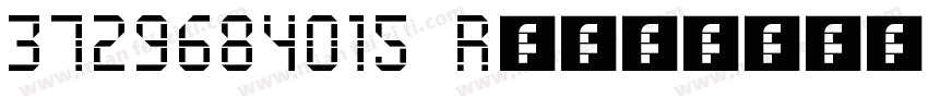 3729684015 Regular字体转换